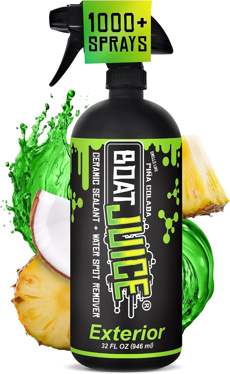 Boat Juice 2-in-1 Exterior Boat Cleaner & Ceramic Protectant Spray, 32 oz