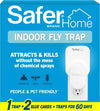 Safer Home Flying Insect Trap, Plug-In Fruit Fly Trap for Indoors, 1-Pack