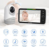 HelloBaby 6" IPS Large Screen Baby Monitor with Camera and Audio, No WiFi
