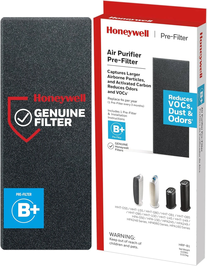Honeywell Odor-Reducing Air Purifier Replacement Pre-Filter HRF-B1, 1 Count