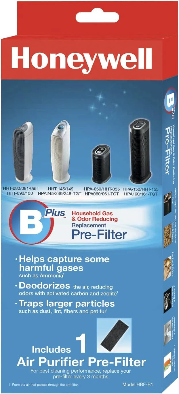 Honeywell Odor-Reducing Air Purifier Replacement Pre-Filter HRF-B1, 1 Count