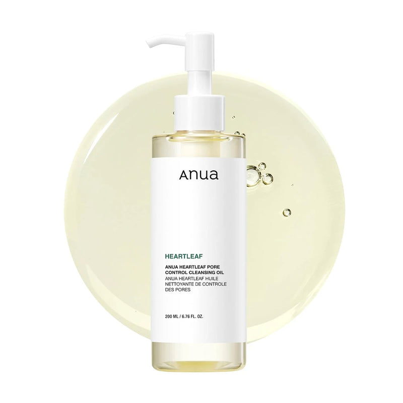 Anua Heartleaf Pore Control Cleansing Oil, Korean Skincare, 6.76 fl.oz