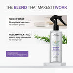 Bare Anatomy Nature x Science Rosemary Water Spray for Hair Growth &amp; Hair Thickness with Rice Water |100% Natural Extract | Soft &amp; Smooth Hair| Controls Hairfall| Non-Greasy &amp; Fast Absorbing | 200ml