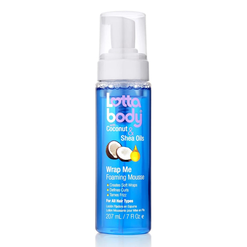 Lottabody Coconut &amp; Shea Wrap Me Foaming Mousse, 7 oz