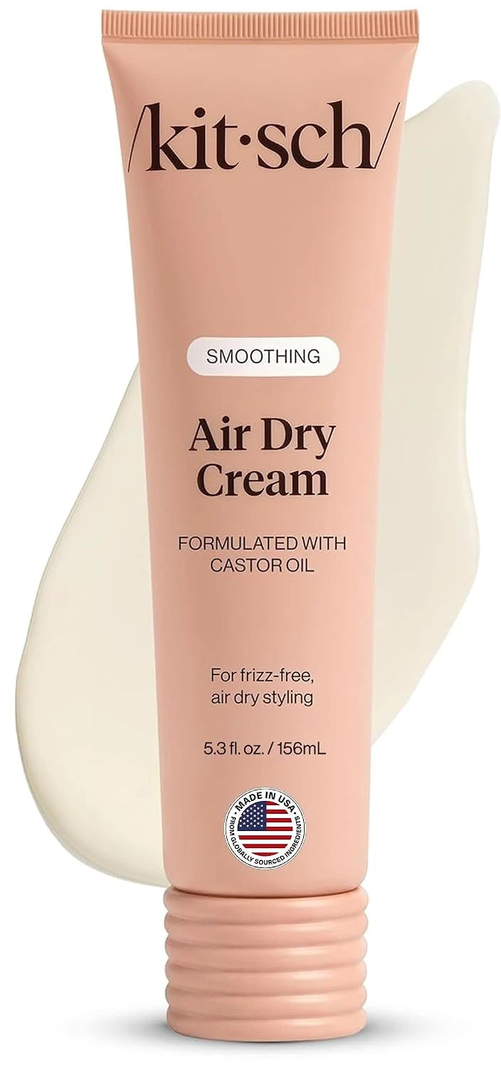 Kitsch Smoothing Air Dry Cream – With Castor Oil &amp; Coconut Oil - 5.3 oz