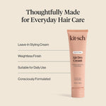 Kitsch Smoothing Air Dry Cream – With Castor Oil &amp; Coconut Oil - 5.3 oz