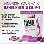 Force Factor Hair Growth Accelerator Soft Chews with Lustriva
