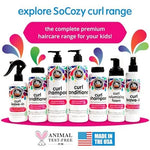 So Cozy Leave In Conditioner Spray (8 Fl Oz) Paraben-Free Detangler for Kids' Curly Hair, Deep Conditioner &amp; Tangle-Free Curls, Gentle &amp; Nourishing with Keratin, Vitamin B5, Olive Oil &amp; Jojoba Oil