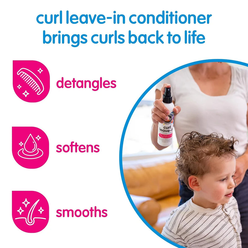 So Cozy Leave In Conditioner Spray (8 Fl Oz) Paraben-Free Detangler for Kids' Curly Hair, Deep Conditioner &amp; Tangle-Free Curls, Gentle &amp; Nourishing with Keratin, Vitamin B5, Olive Oil &amp; Jojoba Oil