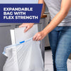 Hefty Ultra Strong 13 Gal Kitchen Trash Bags, White, Lavender Vanilla, 80ct