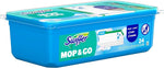 Swiffer Sweep + Mop, Wet Pads Refill, Floor Cleaner for Dirt, Dust, Hair, Cleaning Cloths for Mopping Home, Bathroom, Kitchen, All Purpose Multi-Surface Floor Wipes, Fresh, 24ct