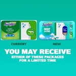 Swiffer Sweep + Mop, Wet Pads Refill, Floor Cleaner for Dirt, Dust, Hair, Cleaning Cloths for Mopping Home, Bathroom, Kitchen, All Purpose Multi-Surface Floor Wipes, Fresh, 24ct