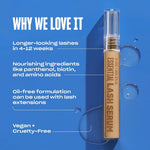 Babe Original Lash Serum - Fuller &amp; Longer Looking Eyelashes, Advanced Lash Enhancing Treatment for Natural Lashes, Extensions &amp; Eyebrows, Vegan &amp; Cruelty-Free