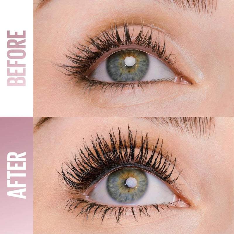 Maybelline Lash Sensational Sky Tubes Tubing Mascara, Extension-Like Lengthening Mascara, 24HR Eye Makeup with Shea Butter &amp; Castor Oil, Very Black, 1 Count