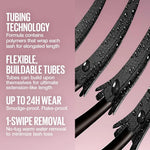 Maybelline Lash Sensational Sky Tubes Tubing Mascara, Extension-Like Lengthening Mascara, 24HR Eye Makeup with Shea Butter &amp; Castor Oil, Very Black, 1 Count