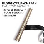 L’Oreal Paris Original Telescopic Mascara, Lengthening, Blackest Black