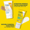 CeraVe Invisible Mineral Sunscreen SPF 50, Face Sunscreen, 1.62oz