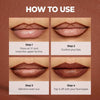 Laka Lip Liner - Smooth &amp; Blendable Soft Matte Lip Contour Pencil for Shaping &amp; Overlining Lips | Waterproof Formula, Oil-Cleanse Off, Long-Lasting Wear | #02 Suede Pink (Cool Nude Pink)