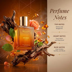 Bellavita Luxury Honey Oud Eau de Parfum | 100 ml (3.4 fl.oz.) | Perfume for Men and Women | Sweet Honey, Bergamot, Oud, and Amber Notes