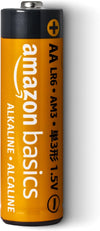 Amazon Basics 48-Pack AA Alkaline High-Performance Batteries, 1.5 Volt, 10-Year Shelf Life, Long-lasting, No Leakage