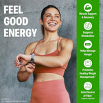 Orgain Organic Vegan 21g Protein Powder, Vanilla Bean, 2.03 lb