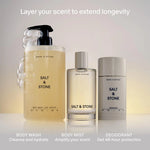 Salt &amp; Stone Aluminum-Free Deodorant, Women &amp; Men Santal &amp; Vetiver 2.6 oz