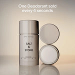 Salt &amp; Stone Aluminum-Free Deodorant, Women &amp; Men Santal &amp; Vetiver 2.6 oz
