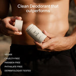 Salt &amp; Stone Aluminum-Free Deodorant, Women &amp; Men Santal &amp; Vetiver 2.6 oz