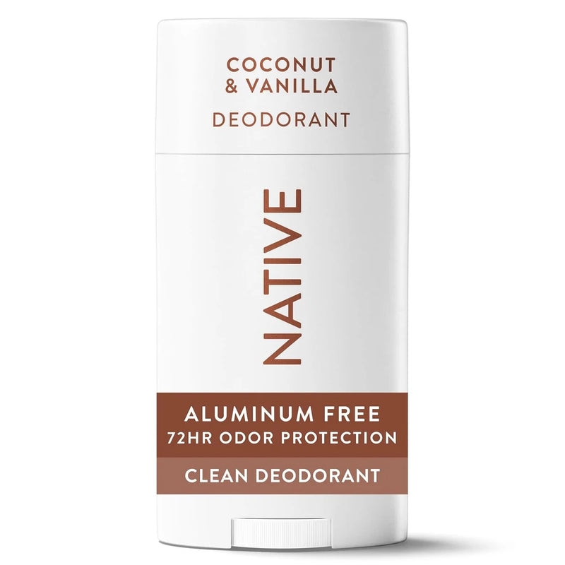 Native Deodorant Contains Naturally Derived Ingredients, 72 Hour Odor Control, Deodorant for Women and Men, Aluminum Free, Coconut &amp; Vanilla 2.65oz