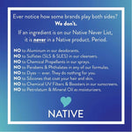 Native Deodorant Contains Naturally Derived Ingredients, 72 Hour Odor Control, Deodorant for Women and Men, Aluminum Free, Coconut &amp; Vanilla 2.65oz
