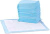 Amazon Basics Leak-Proof Dog and Puppy Potty Training Pee Pads with Quick-Dry 5-Layer Super Absorbent Design, Regular Size 22 x 22 inch, Blue &amp; White, 100 Count