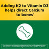 Nature Made Vitamin D3 K2 Supplement, 30 Softgels
