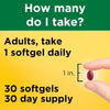 Nature Made Vitamin D3 K2 Supplement, 30 Softgels