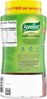 Benefiber Prebiotic Fiber Supplement Gummies, Assorted Fruit Flavor, 81 Ct