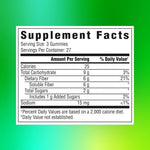 Benefiber Prebiotic Fiber Supplement Gummies, Assorted Fruit Flavor, 81 Ct