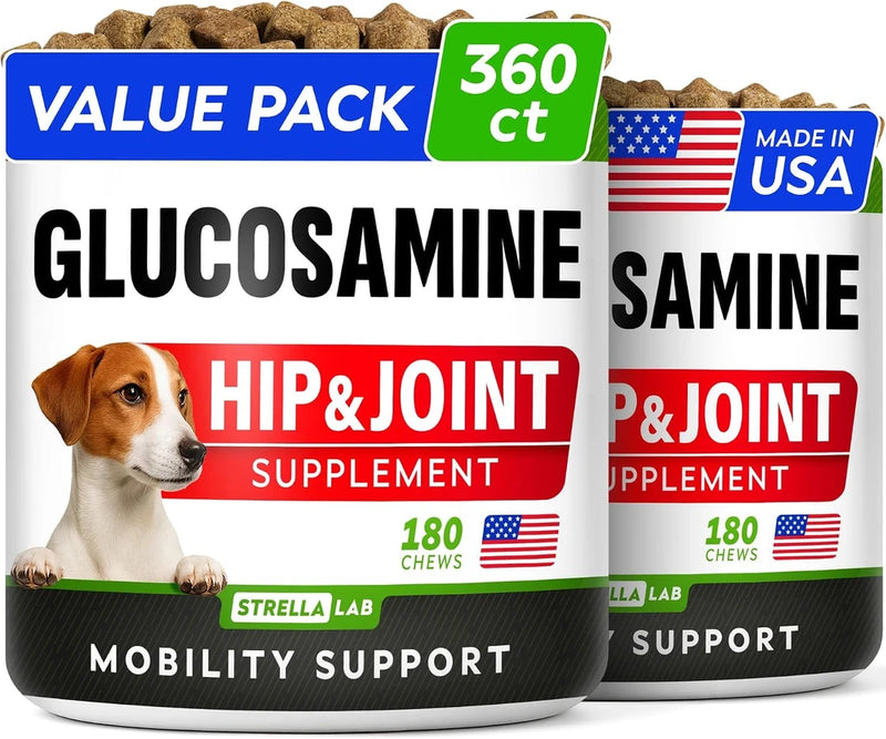 Advanced Glucosamine for Dogs, Chondroitin &amp; MSM Hip Joint Supplement Chews