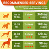 Advanced Glucosamine for Dogs, Chondroitin &amp; MSM Hip Joint Supplement Chews