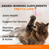 Pet Honesty Vet Backed Senior Cat Joint Supplement, Chicken, 900ct Chews