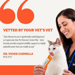 Pet Honesty Vet Backed Cat Joint Supplement Lickable Puree, Salmon, 20 Ct