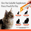 Pet Honesty Vet Backed Cat Joint Supplement Lickable Puree, Salmon, 20 Ct