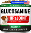 Advanced Glucosamine for Dogs, Chondroitin &amp; MSM Hip Joint Supplement Chews