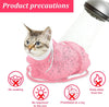 Cat Bathing Bag Anti Scratch Grooming Shower Washing Bag for Nail Trimming