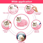 Cat Bathing Bag Anti Scratch Grooming Shower Washing Bag for Nail Trimming