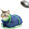 Cat Bathing Bag-Anti Scratch Grooming Shower Washing Bag for Nail Trimming