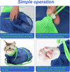 Cat Bathing Bag-Anti Scratch Grooming Shower Washing Bag for Nail Trimming