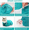 Cat Bathing Bag, Washing Grooming Shower Bag Anti Scratch for Nail Trimming