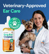 Pup Labs Ear Clear, Natural Dog Ear Cleaner and Infection Treatment for Dogs, Dog Drops for Itching, Irritation, &amp; Wax Build-Up, 2-Pack