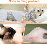 Cat Bathing Bag Anti Scratch-Washing Grooming Shower Bag for Nail Trimming