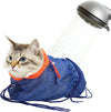 Cat Bathing Bag Anti Scratch-Washing Grooming Shower Bag for Nail Trimming