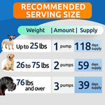 Liquid Glucosamine &amp; Collagen for Dogs, Hip Joint Supplement, Mobility Aid